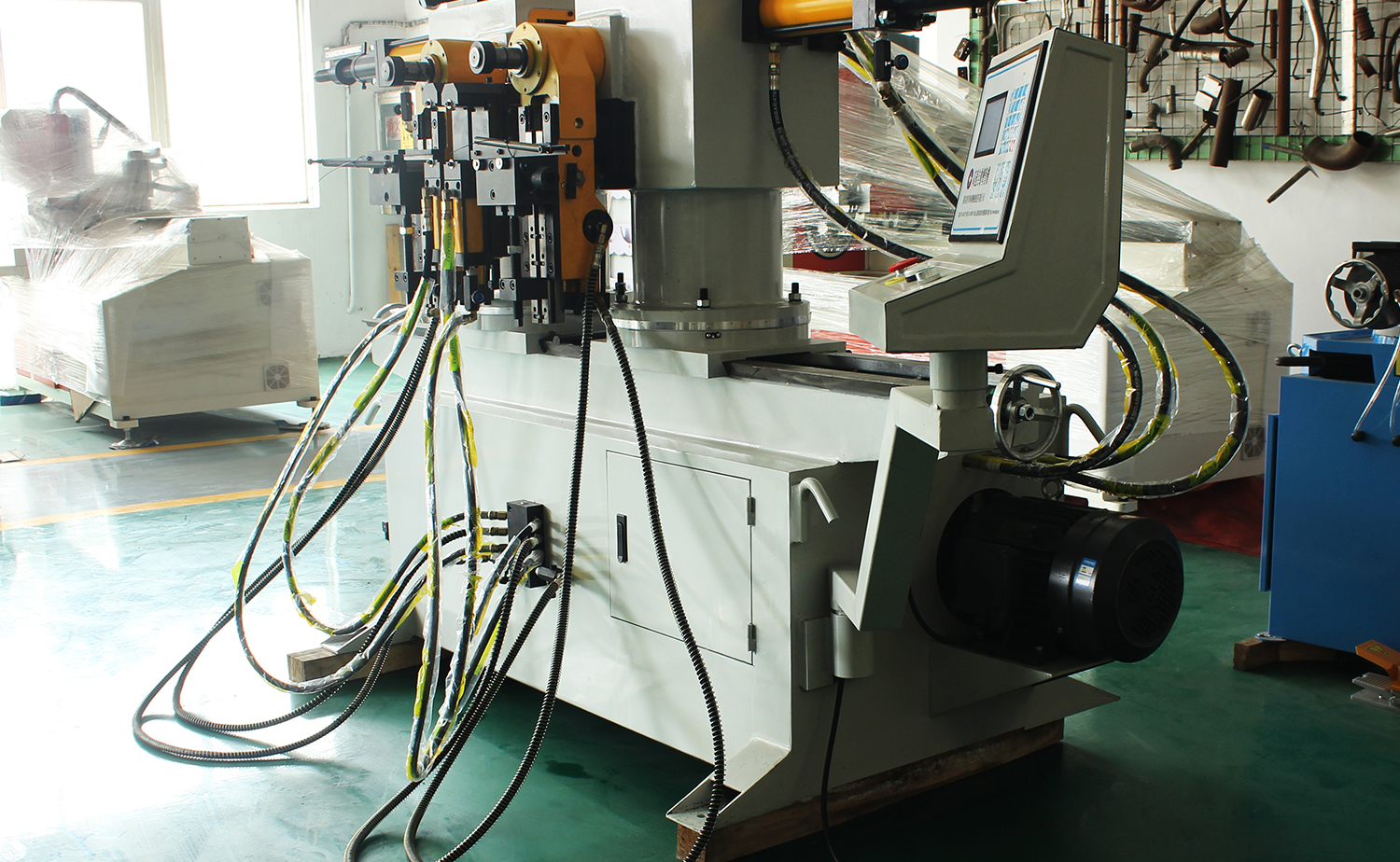 Mesin Pipa Multi-Bending Kepala Kembar Tipe Putar