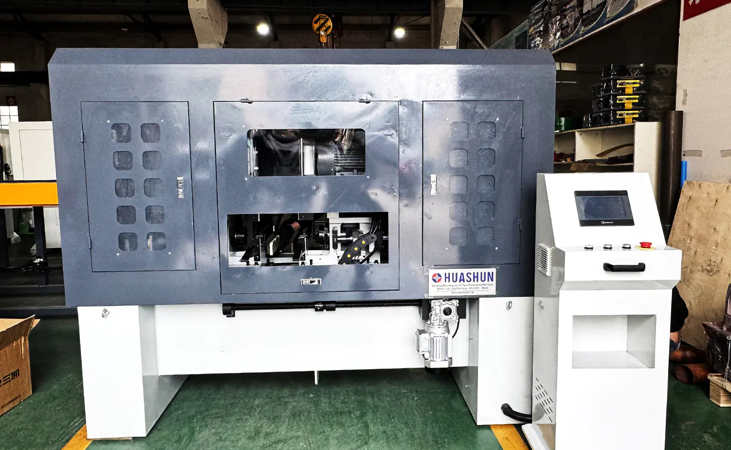 Mesin Chamfering Tabung Servo Stabilitas Tinggi Seri DEF80CNC Mesin Chamfering Tabung Servo Stabilitas Tinggi Seri DEF80CNC